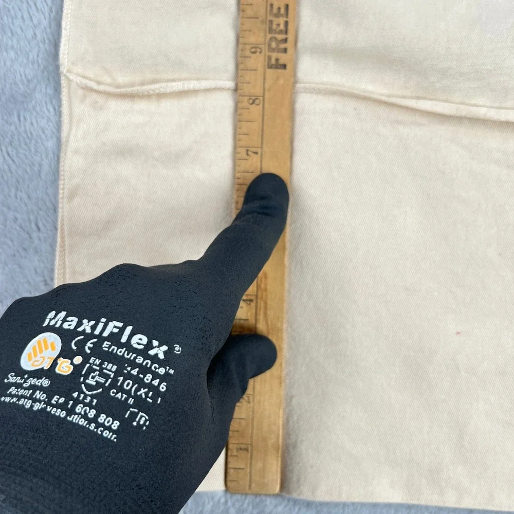 Louis Vuitton Original Cotton Flap Dust Bag 9.5x6 Tan Wallet Pouch Storage Bag
